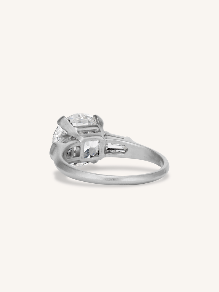 Tiffany & Co. Art Deco 3.27 Carat Old European Cut Diamond Engagement Ring
